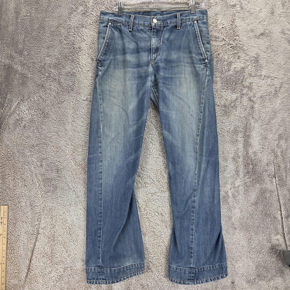 Vintage Levis Engineered Jeans Mens 32x32 Blue Twisted Zip Fly Medium Wash